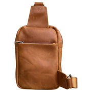 W015 Unisex crazy horse Leather Crossbody  Bag Travel Bag