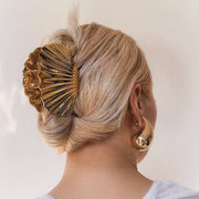 Shell-Shaped Metal Hair Claw Clips, Chic Hair Accessories