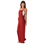 Seaside Spice Cotton Nomad Jumpsuit (Adjustable Straps)