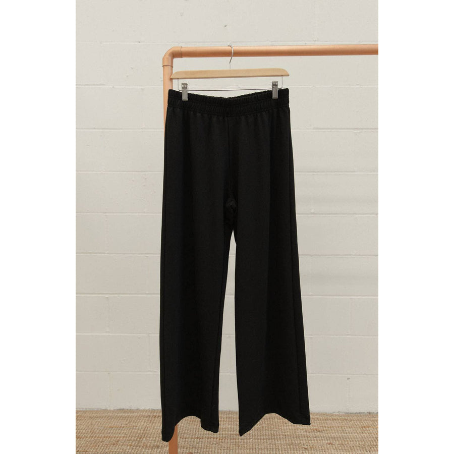 Ladies Terry Wide Leg Sweatpants