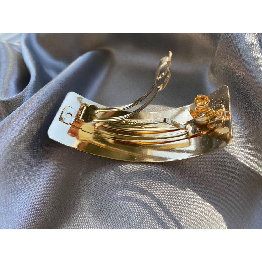Geometric Gold Hair Clip, Thick Hair, Hair Accessories