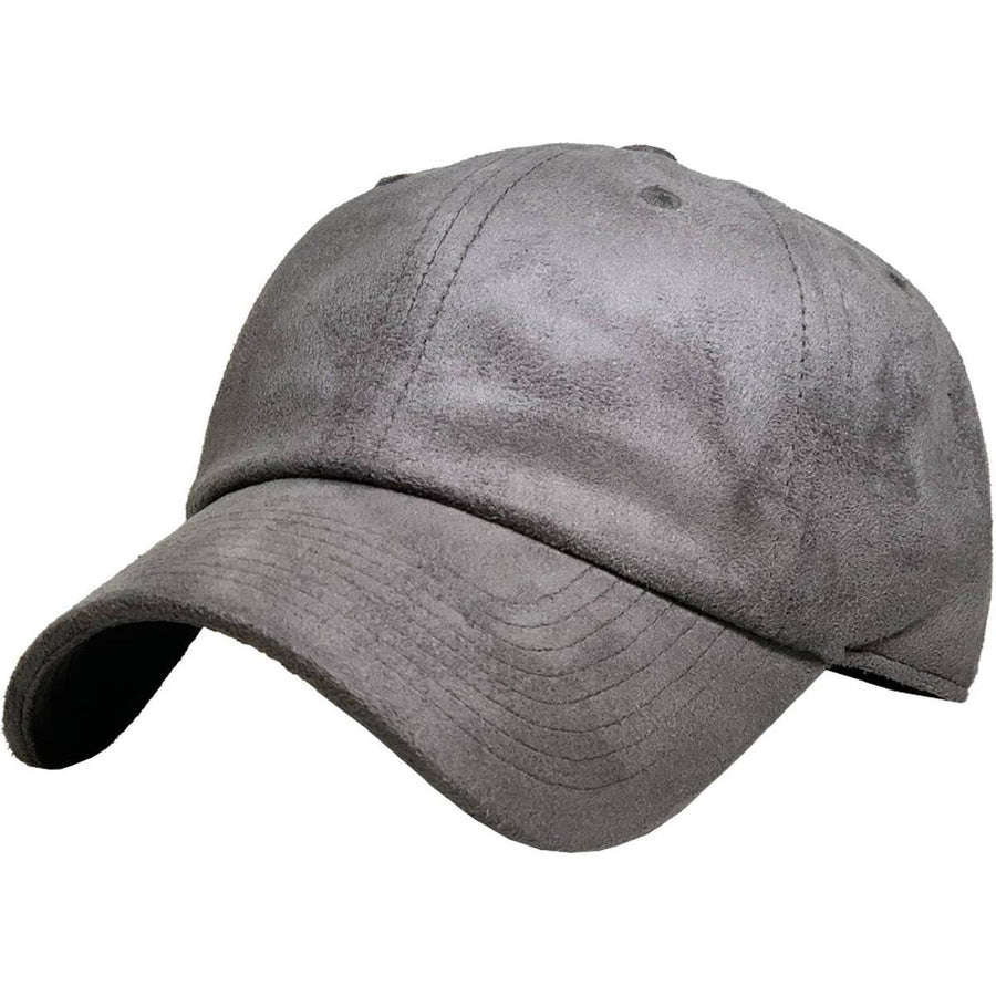 SUEDE BASEBALL CAP