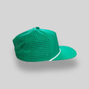 Perforated Structured Green/ White Rope