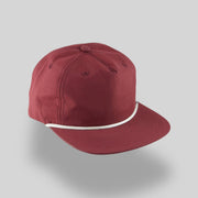 Polyester Maroon / White