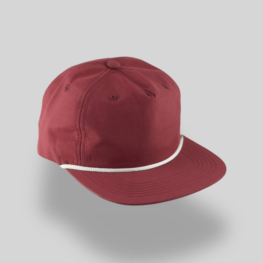 Polyester Maroon / White