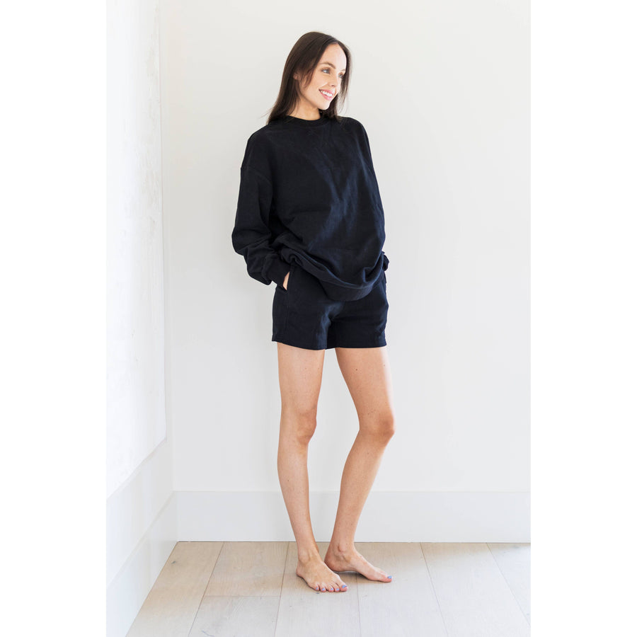 Farrah 2pc Short Set Black