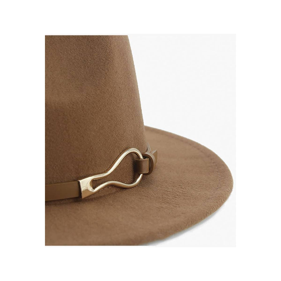 Fedora w/ Metal Buckle Band