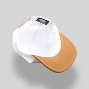 Perforated Structured White-Burnt Orange / White-Orange Rope