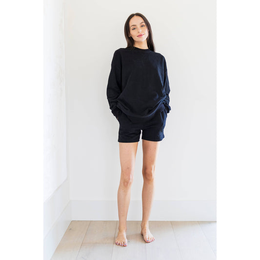 Farrah 2pc Short Set Black