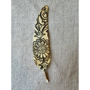 Western Scroll Hat Feather - Western Hat Accessory