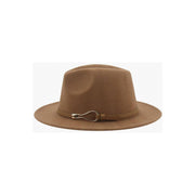 Fedora w/ Metal Buckle Band