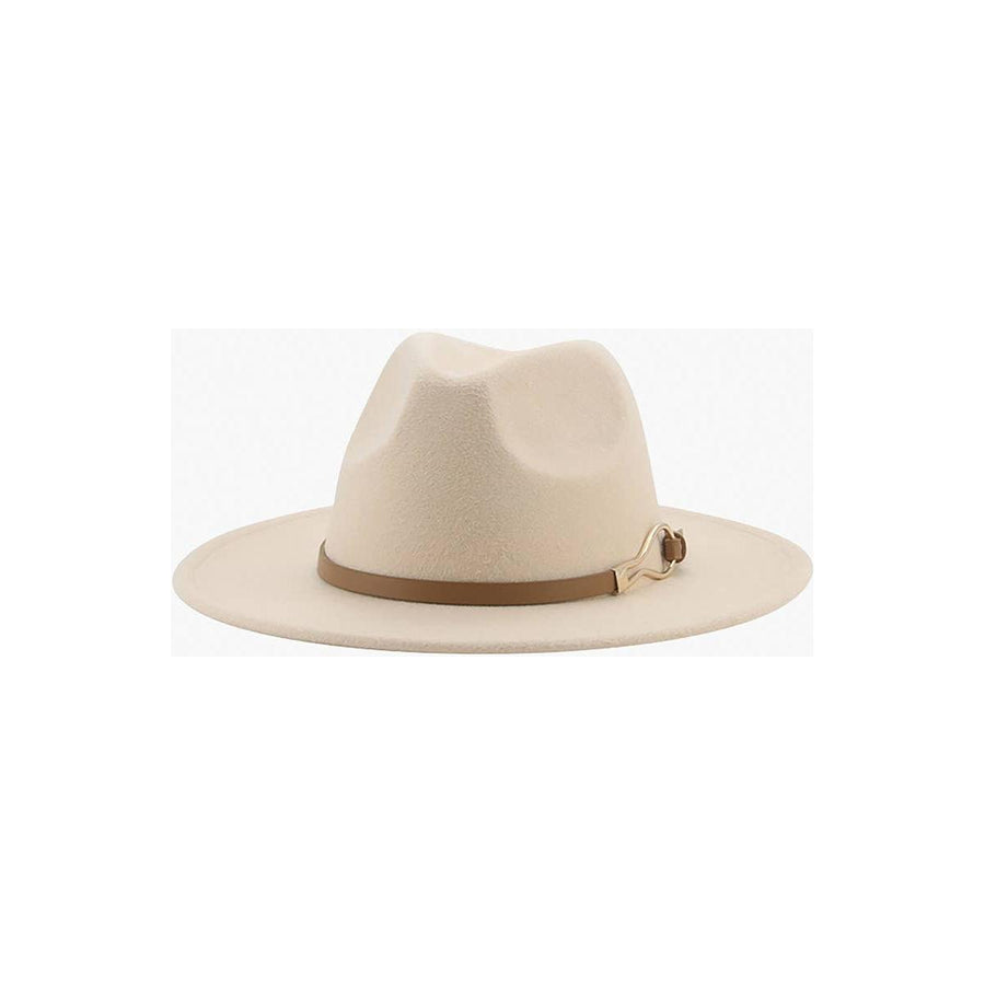 Fedora w/ Metal Buckle Band