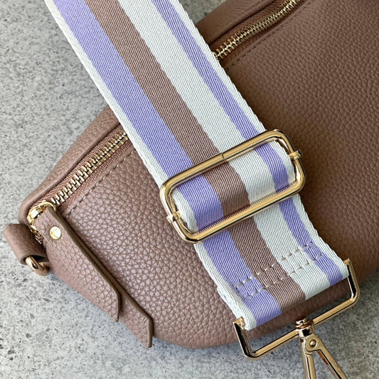Classy purple bag strap