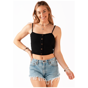 Black Cruisin Crop Top