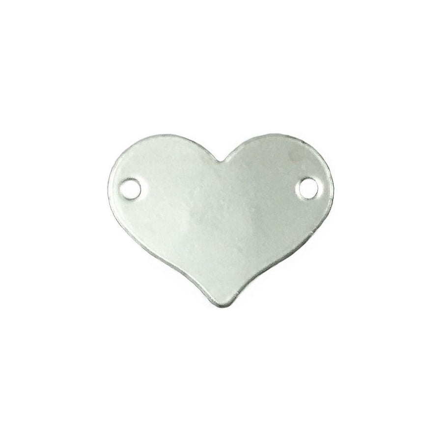 8mm Heart Connector Charm - Farmhouse Creations