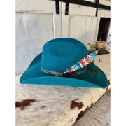 Colorful Desert Hat Feather - Western Hat Accessory