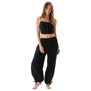 Black Adventure Cargo Pants