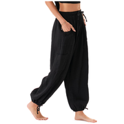 Black Adventure Cargo Pants
