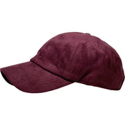 SUEDE BASEBALL CAP