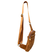 W015 Unisex crazy horse Leather Crossbody  Bag Travel Bag