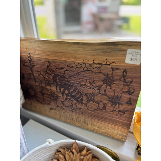 Live Edge Honeybee Board