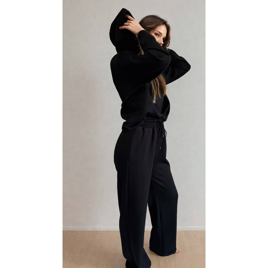 Adora Straight Leg Pant Black