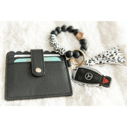 Wristlet Keychain Wallet - Black RTS