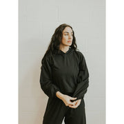 Ladies Terry Cinch Waist Hoodie
