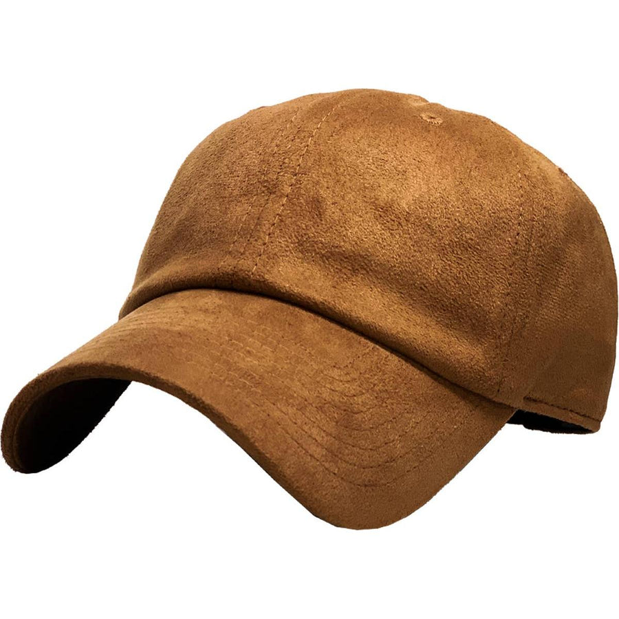 SUEDE BASEBALL CAP