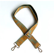 Crossbody Guitar Strap Purse Belt Mustard Leaves