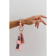 Wristlet Keychain Wallet - Peachy Pink RTS