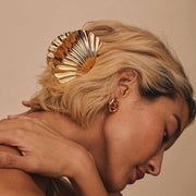 Shell-Shaped Metal Hair Claw Clips, Chic Hair Accessories