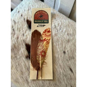 Western Floral Hat Feather - Western Hat Accessory