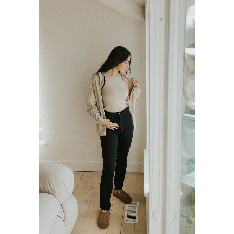 Ladies Button Up Top