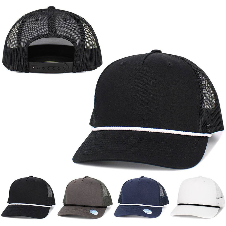 FIVE PANEL ROPE MESH BACK