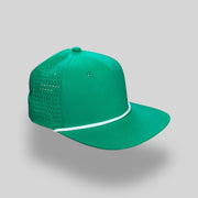 Perforated Structured Green/ White Rope