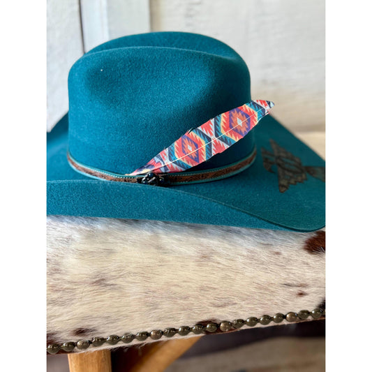 Western Eye Hat Feather - Western Hat Accessory