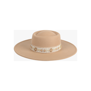 Floral Wide Brim Fedora