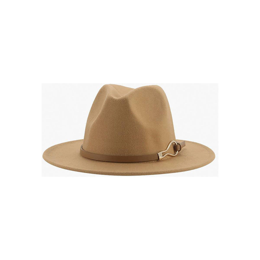 Fedora w/ Metal Buckle Band