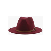 Fedora w/ Metal Buckle Band