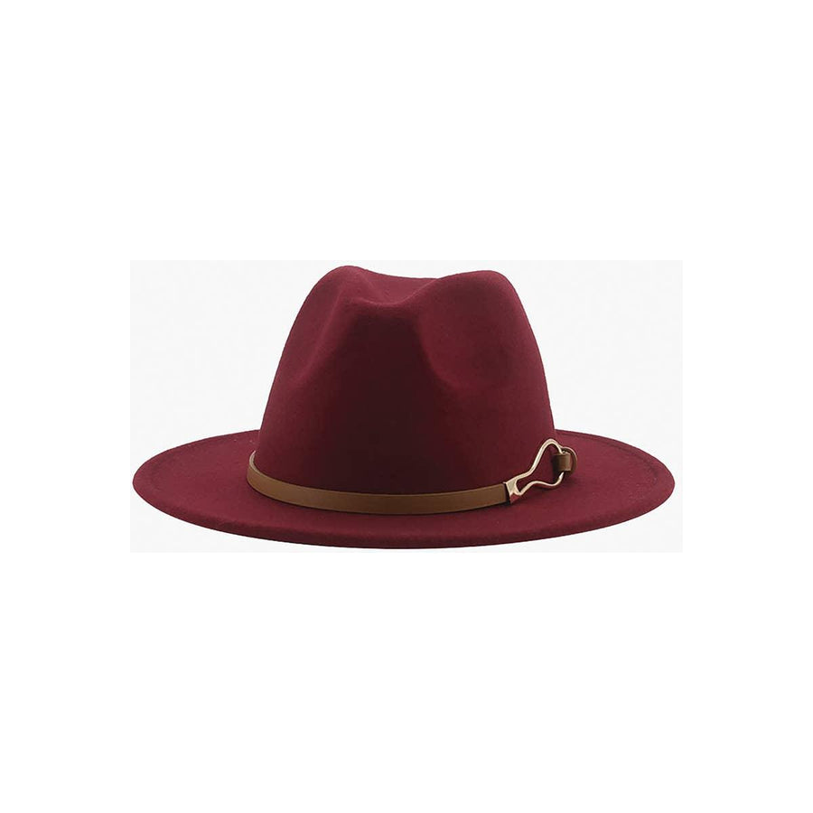 Fedora w/ Metal Buckle Band