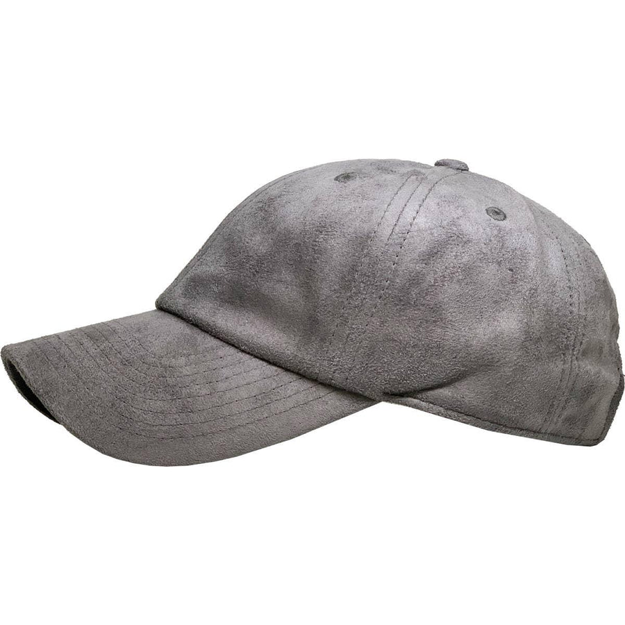 SUEDE BASEBALL CAP