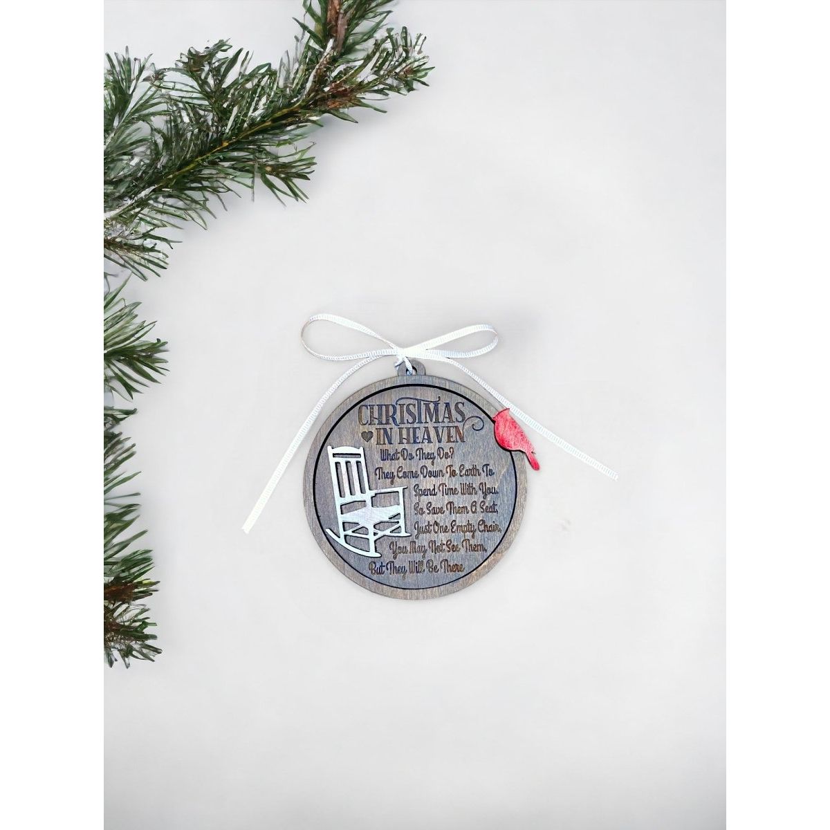 Christmas in Heaven Ornament - Farmhouse Creations