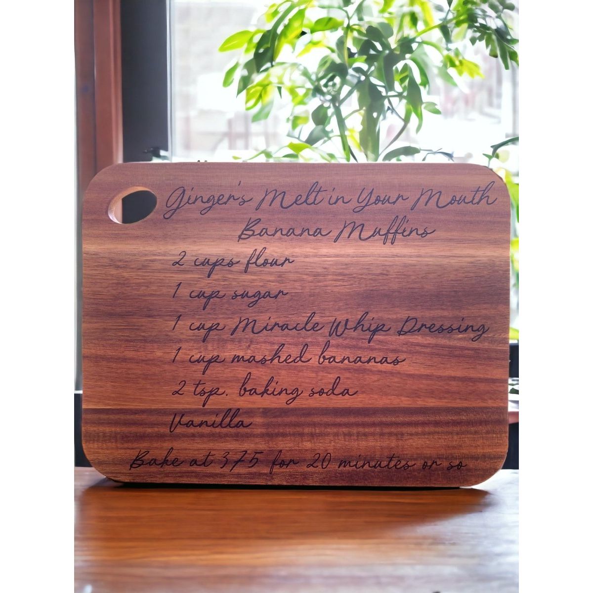 Custom Recipe Cutting Board - Farmhouse Creations