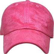 SUEDE BASEBALL CAP