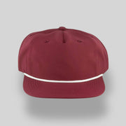 Polyester Maroon / White