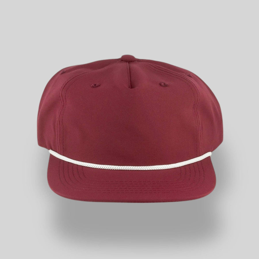 Polyester Maroon / White