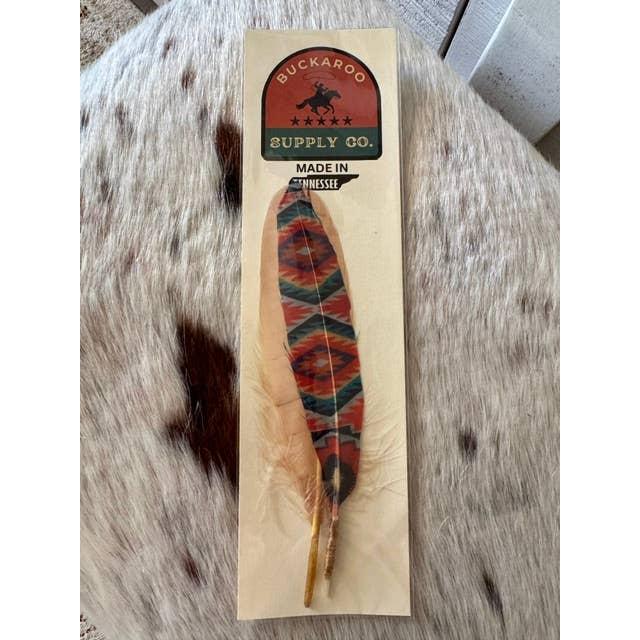 Western Eye Hat Feather - Western Hat Accessory