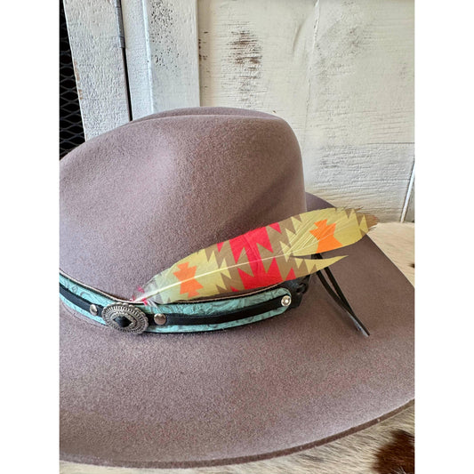 Desert Wash Hat Feather - Western Hat Accessory