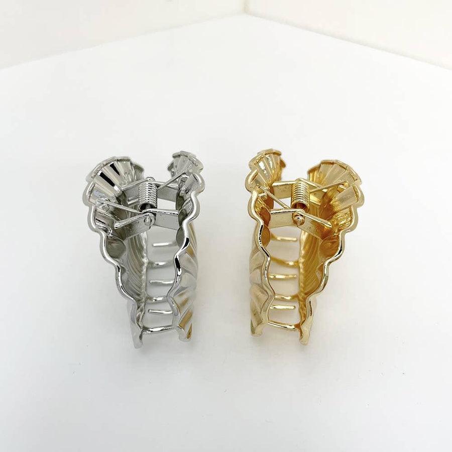 Shell-Shaped Metal Hair Claw Clips, Chic Hair Accessories